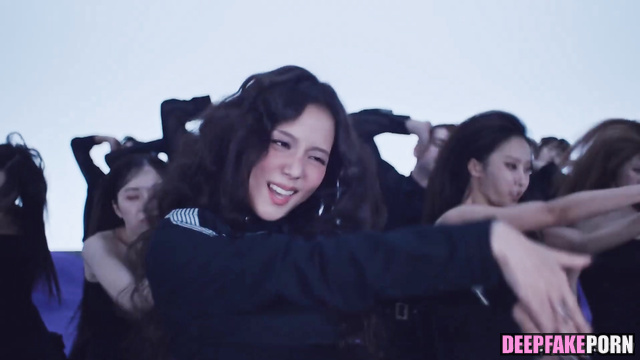 Jisoo having fun before and after her concert, look 지수 블랙핑크 pmv face swap