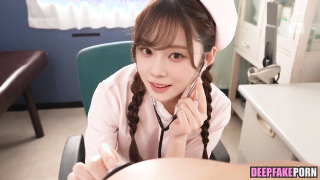 윈터 에스파 dissolute and sexy nurse had fun in a closed hospital, Winter ai