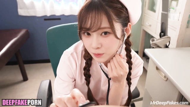 윈터 에스파 dissolute and sexy nurse had fun in a closed hospital, Winter ai