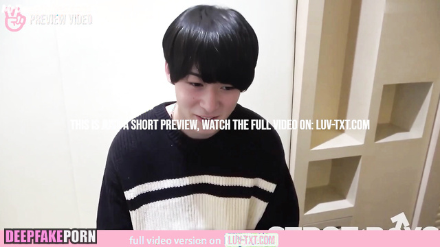 Sexy teen Soobin トゥモロー アダルト wants to lose anal virginity this night, ai