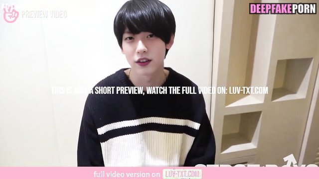 Sexy teen Soobin トゥモロー アダルト wants to lose anal virginity this night, ai