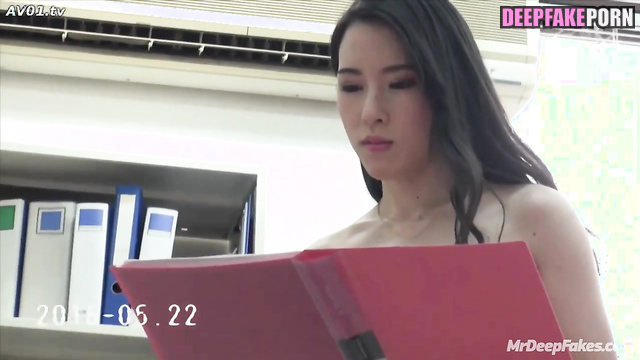She had to undress for her boss / Anna Yamada (山田 杏奈 セックスシーン) fakeapp
