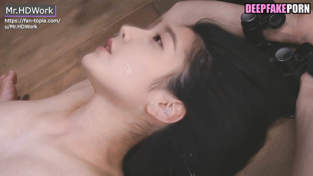 Korean idol IU is covered in cum = deepfake porn / 가짜 연예인 포르노 아이유 [PREMIUM]