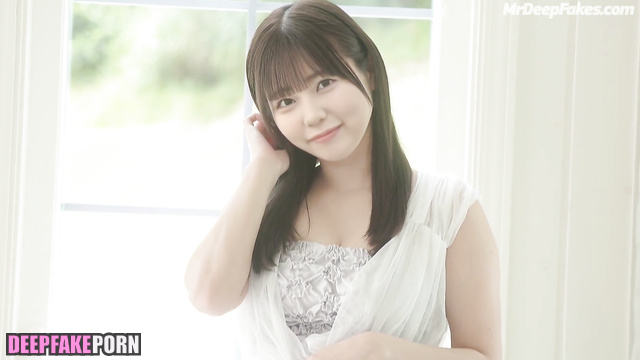 J-pop star Tanaka Miku HKT48 showing her tits - deepfake (田中美久 ディープフェイク)