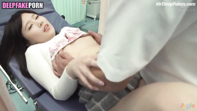 Korean Sana TWICE: gynecologist fingering (한국어 사나 트와이스 십질)