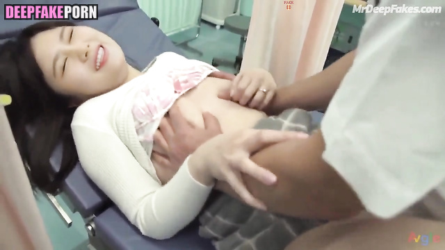 Korean Sana TWICE: gynecologist fingering (한국어 사나 트와이스 십질)