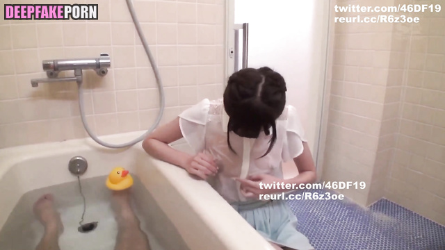 Tsutsui Ayame 筒井 あやめ deepfake sucks me in bath ディープフェイク エロ Nogizaka46 [PREMIUM]