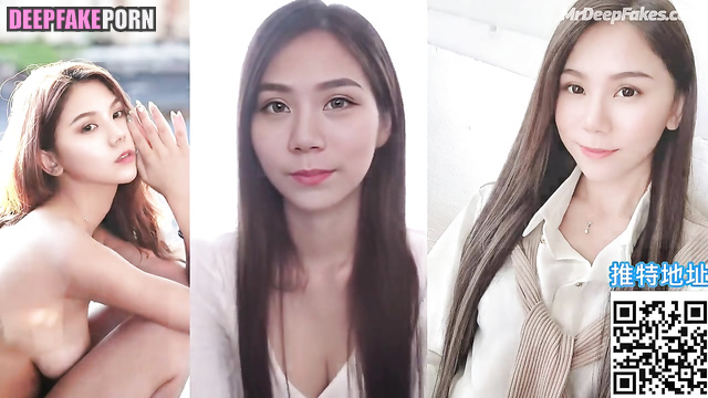 FAKE ahegao by cute YouTube Star Lyla 智能換臉 中文 蕾拉