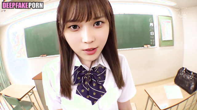 Funny sex with virginity Winter right in the school 윈터 에스파 face swap [PREMIUM]