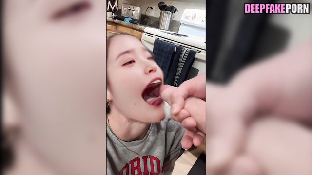 Cum is her favorite treat / IU (아이유 스마트한 얼굴 변화) internet celebrity [PREMIUM]