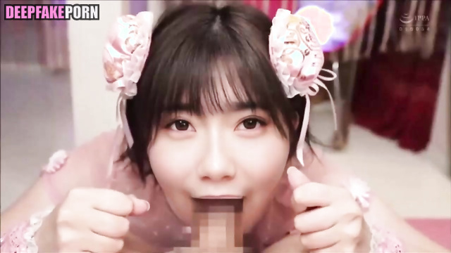 AI Freya Jayawardana (フレヤ・ジャヤワルダナ) Gives Her Boss A Blowjob