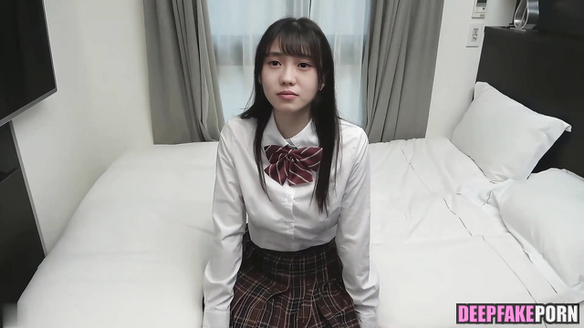Schoolgirl was able to relax during first sex, fake Tiffany Tang 唐嫣 换脸 [PREMIUM]