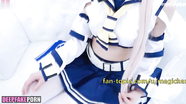 Hot Fu Tuaner 腐团儿 Chinese Deepfake porn 智能換臉 A片