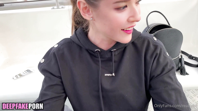 IU 아이유 is so excited that she made me blowjob outside deepfake (딥페이크) [PREMIUM]