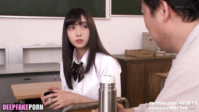 FAKE Schoolgirl Shiori Kubo from Nogizaka46 allows to play with her pussy 久保史緒里 乃木坂46 フェイクポルノ [PREMIUM]