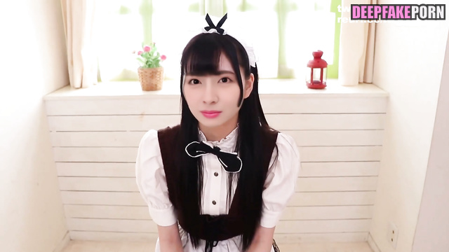 DeepFake J-Pop sex tape / shy maid Kanemura Miku is fingered フェイクポルノ 日向坂46 金村美玖 [PREMIUM]