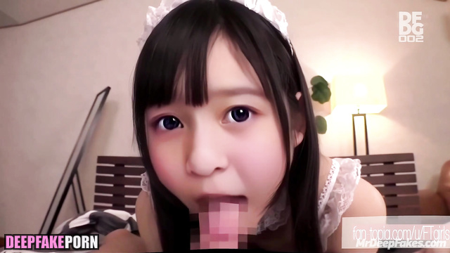 Fake celebrity porn / Taiwanese maid Alva does blowjob and jumps on cock POV 台湾 本本 假名人色情片 性别