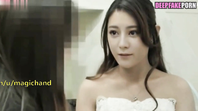 AI Uncensored chinese porn / Dilireba used her feet to make him cum 人工智能 色情 脚 性别 迪丽热巴 迪力木拉提