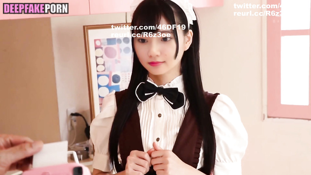 Takeda Rena 武田玲奈 as sexy maid got masturbated deepfake ディープフェイク エロ [PREMIUM]