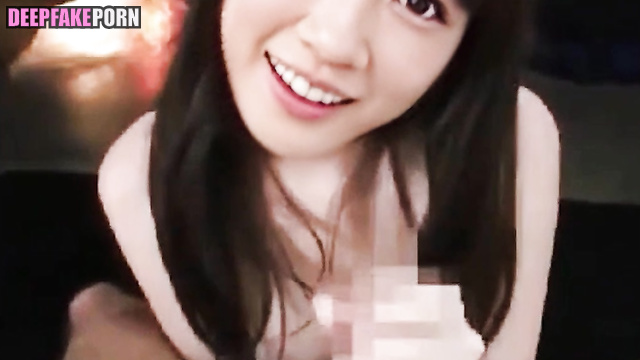 mei nagano Hashimoto performing a handjob