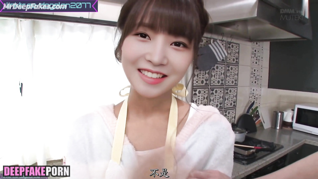 KPOP idol Rei IVE - kitchen blowjob [deepfake] 케이팝 아이돌 레이 아이브 딥페이크 사까시