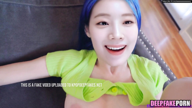 AI Cute Dahyun's titties is sprinkled with sperm 트와이스 다현 인공 지능 섹스