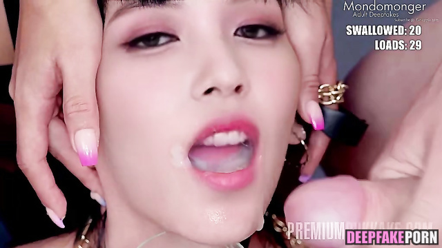 TWICE 트와이스 Bukkake 딥페이크 deepfake Mina's 미나 fantasy is real now [PREMIUM]