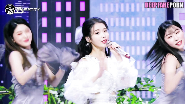 PMV Fake music porn 가짜 포르노 video with compilation of 아이유 IU strong orgasms