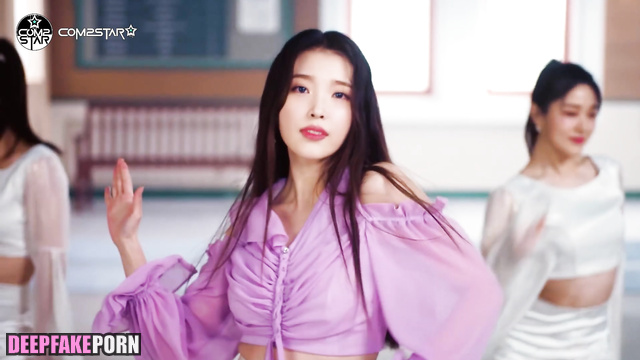 PMV Fake music porn 가짜 포르노 video with compilation of 아이유 IU strong orgasms