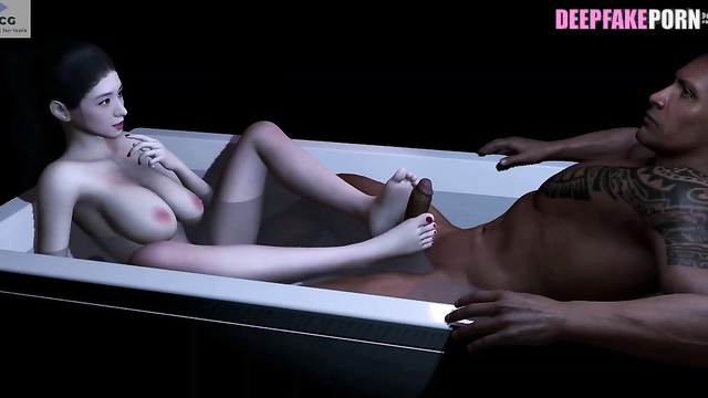 지수 Jisoo makes footjob in 3D animation 딥페이크/deepfake (BLACKPINK 블랙핑크)