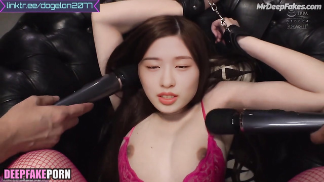 Teasing KPOP idol Yujin IZ*ONE | IZONE [deepfake] 딥페이크 케이팝 안유진 아이즈원