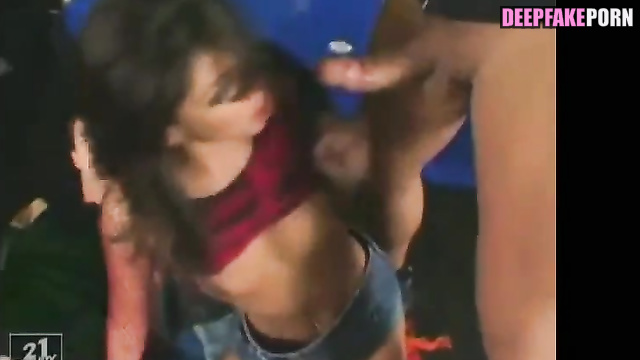 Two dicks fuck tight pussy of Park Shin-hye 박신혜 deepfake (딥페이크)