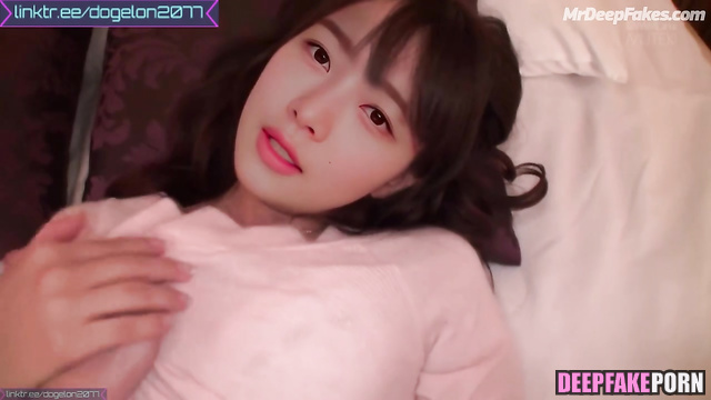 Rei 레이 is excited when she sees sizes of dick deepfake 딥페이크 (아이브 IVE)