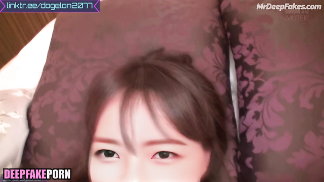 Rei 레이 is excited when she sees sizes of dick deepfake 딥페이크 (아이브 IVE)